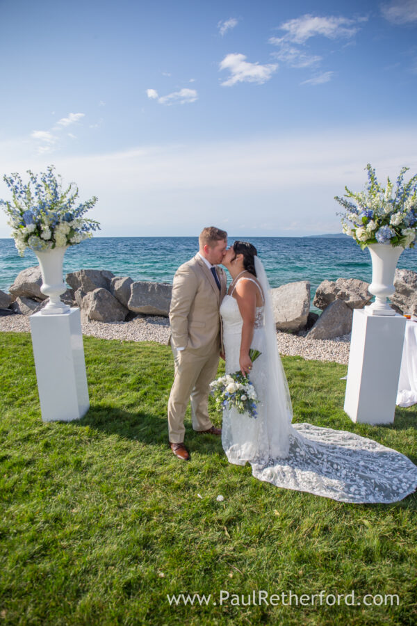 The Inn at Bay Harbor Wedding Northern Michigan waterfront lake event photography