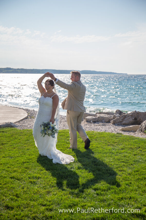 The Inn at Bay Harbor Wedding Northern Michigan waterfront lake event photography