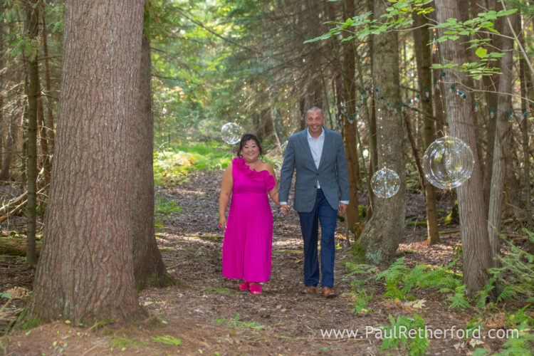 engagement photo session northern michigan