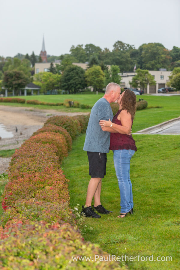 15-year Anniversary Photography Northern Michigan rainy day session Lake Michigan