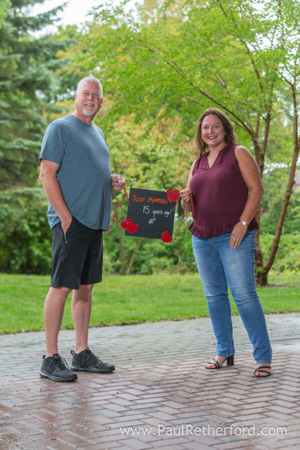 15-year Anniversary Photography Northern Michigan rainy day session Lake Michigan
