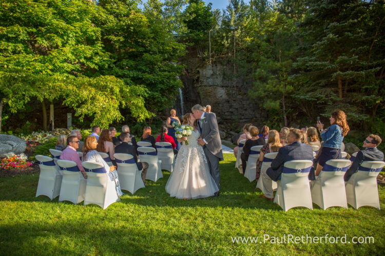 Intimate Wedding Petoskey Waterfall Area Photography