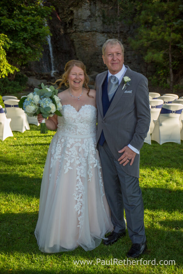 Intimate Wedding Petoskey Waterfall Area Photography