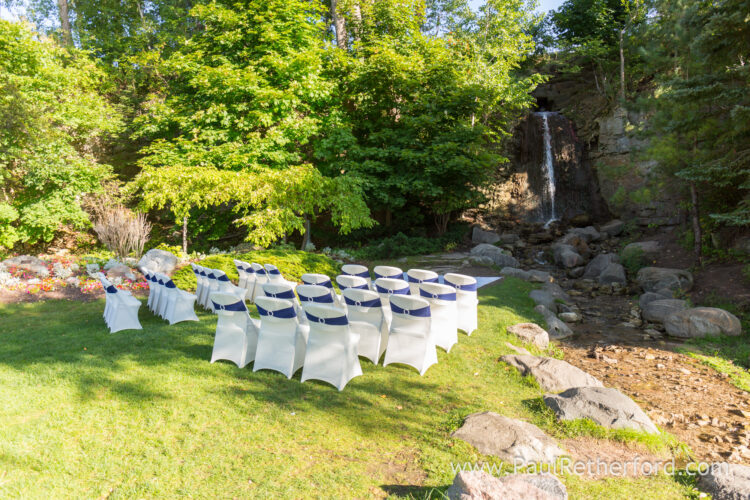 Intimate Wedding Petoskey Waterfall Area Photography