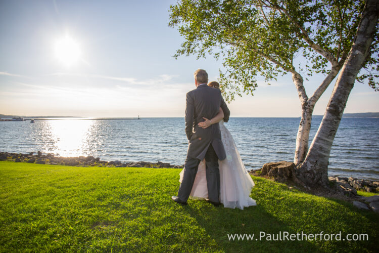 Intimate Wedding Petoskey Waterfall Area Photography