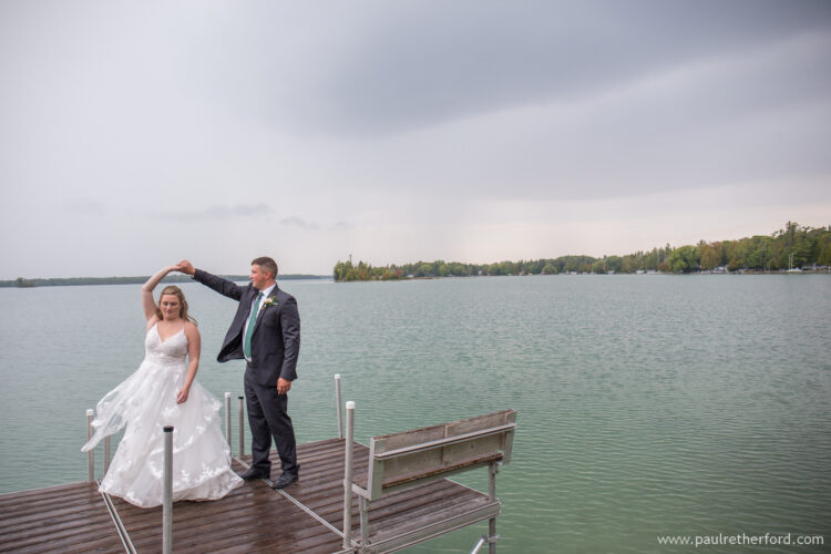 Grand Lake Presque Isle Lodge Wedding Photography Northeast Michigan