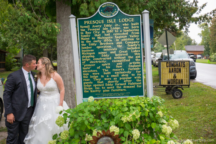 Grand Lake Presque Isle Lodge Wedding Photography Northeast Michigan