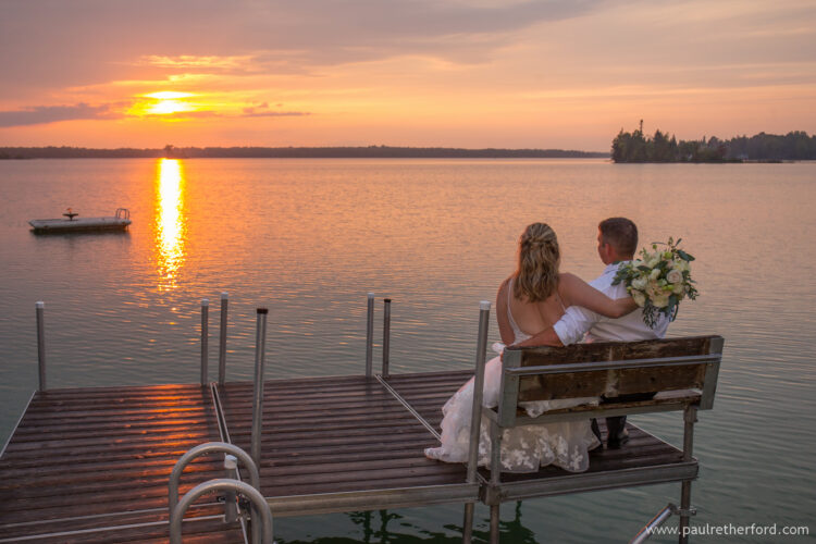 Grand Lake Presque Isle Lodge Wedding Photography Northeast Michigan