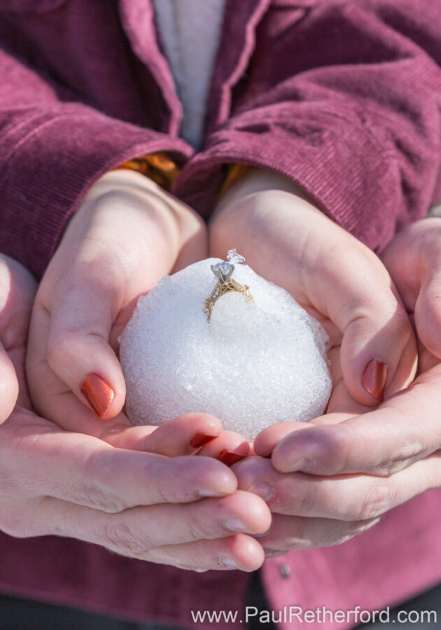 Winter Engagement Nub's Nob Ski Area Photography Harbor Springs