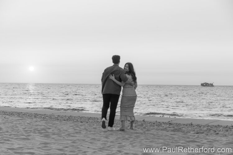 Surprise Engagement Bay Harbor Lake Michigan