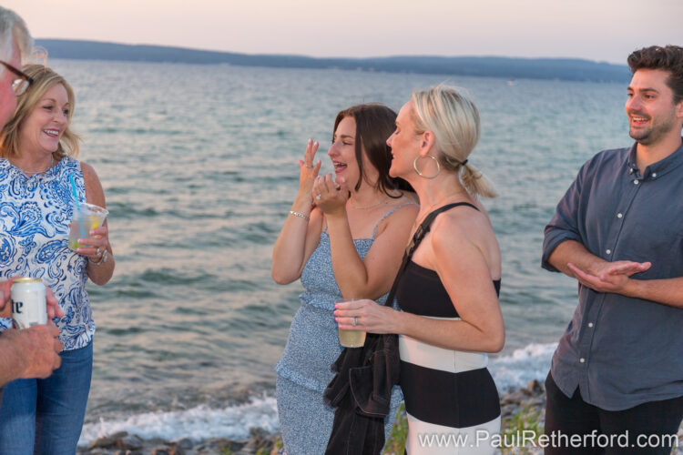 Surprise Engagement Bay Harbor Lake Michigan