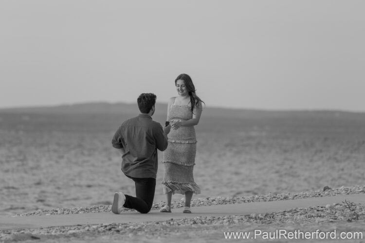 Surprise Engagement Bay Harbor Lake Michigan