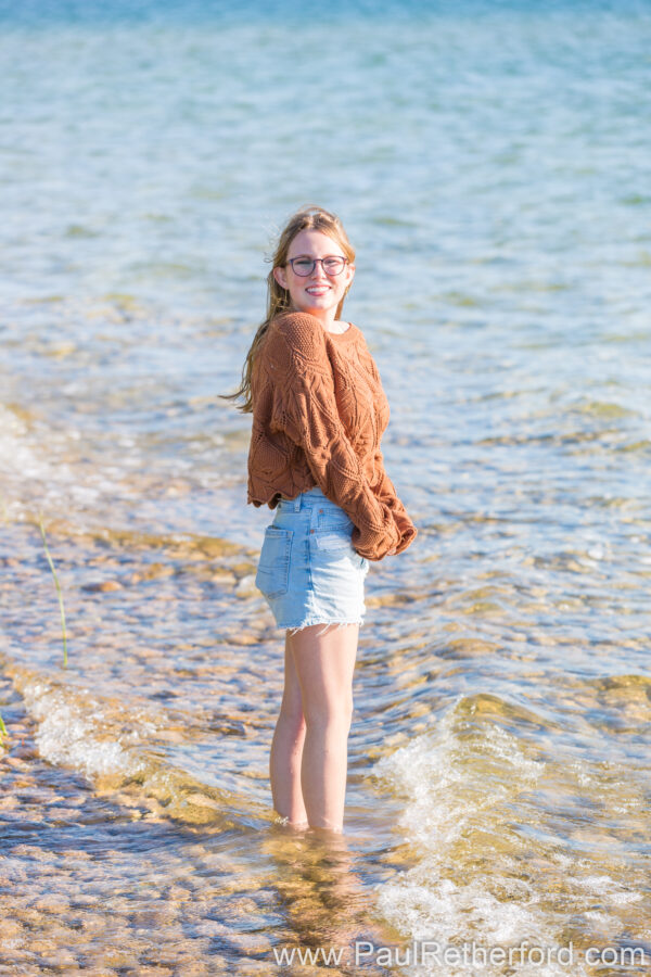 Cheboygan Senior Photography Session Northern Michigan