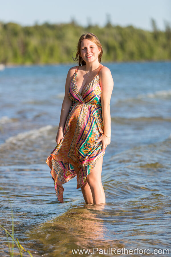 Cheboygan Senior Photography Session Northern Michigan