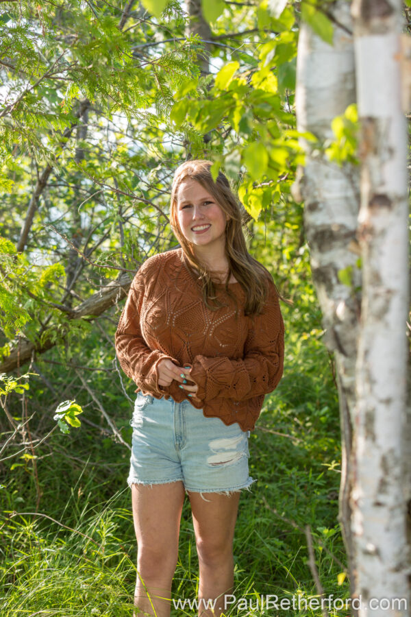 Cheboygan Senior Photography Session Northern Michigan