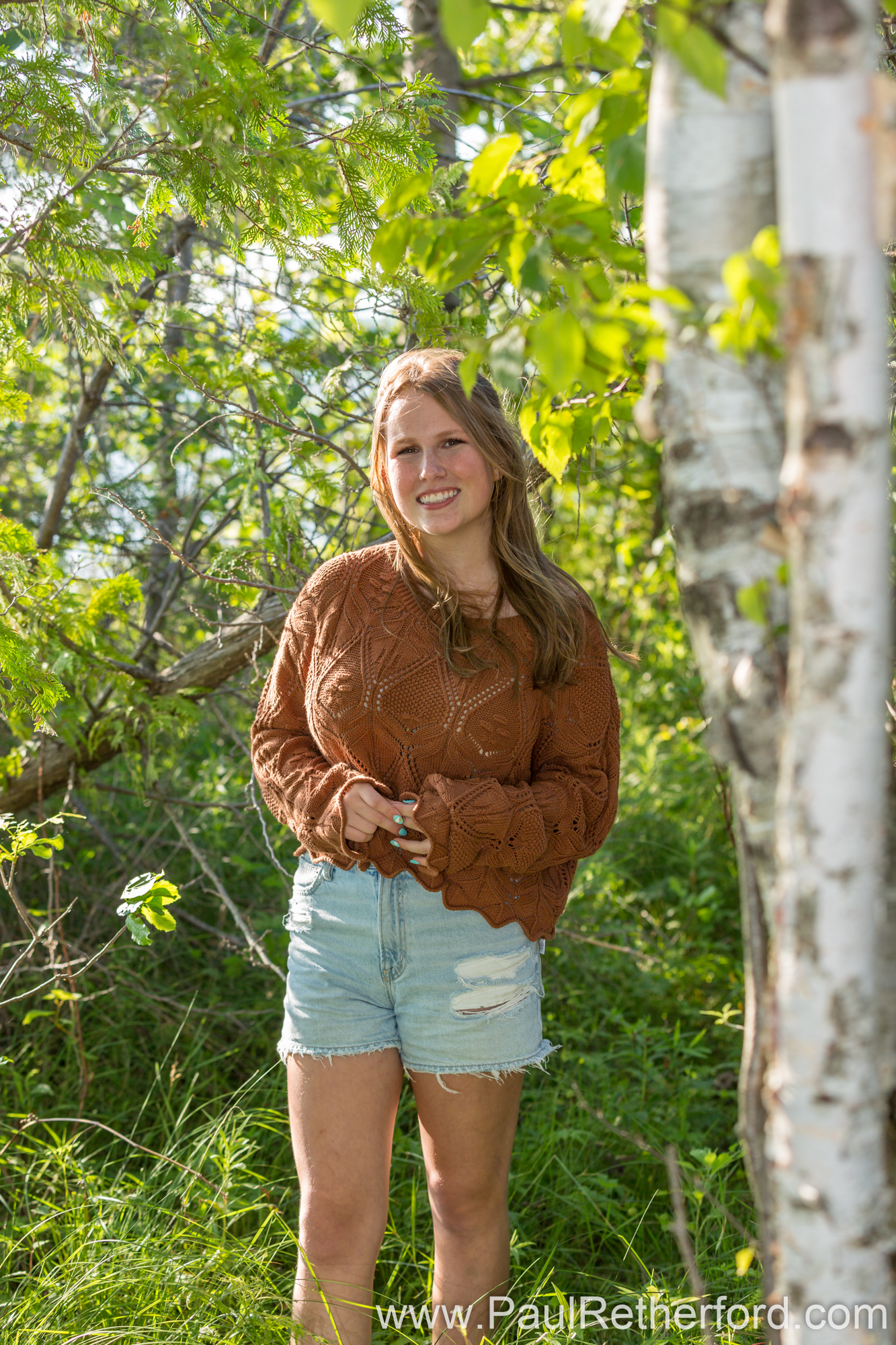 Cheboygan Senior Photography Session Northern Michigan