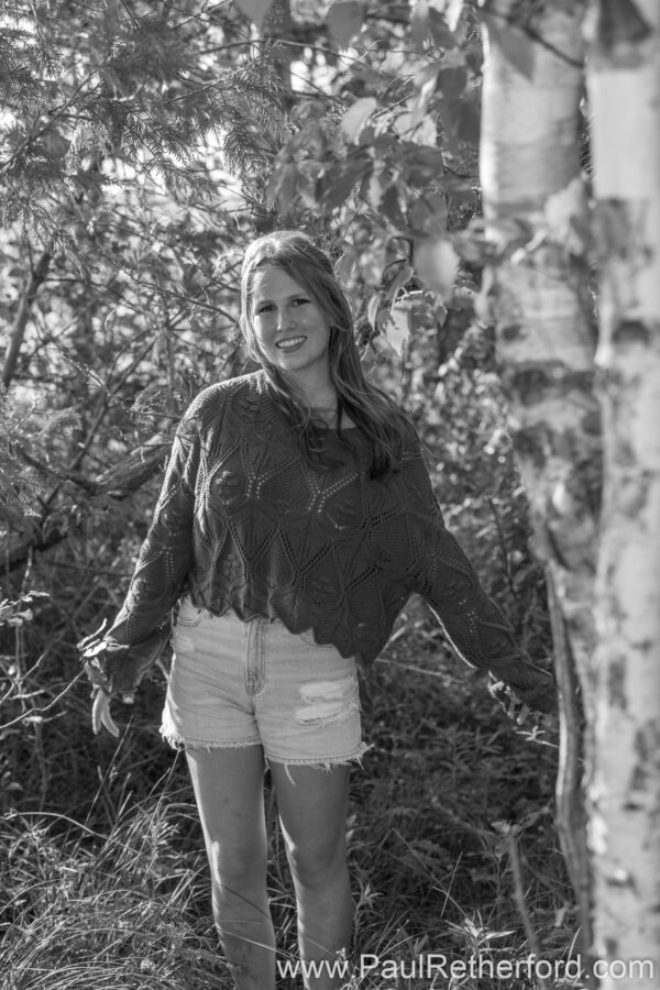 Cheboygan Senior Photography Session Northern Michigan