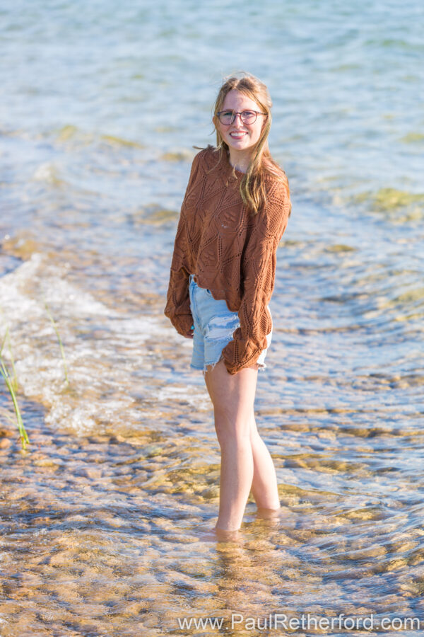 Cheboygan Senior Photography Session Northern Michigan