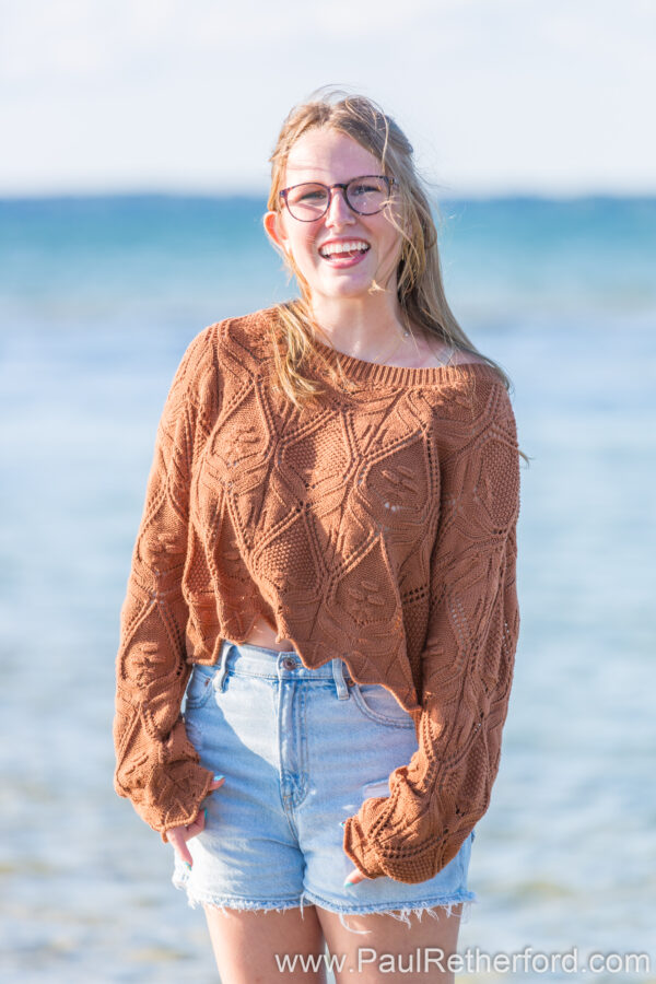 Cheboygan Senior Photography Session Northern Michigan
