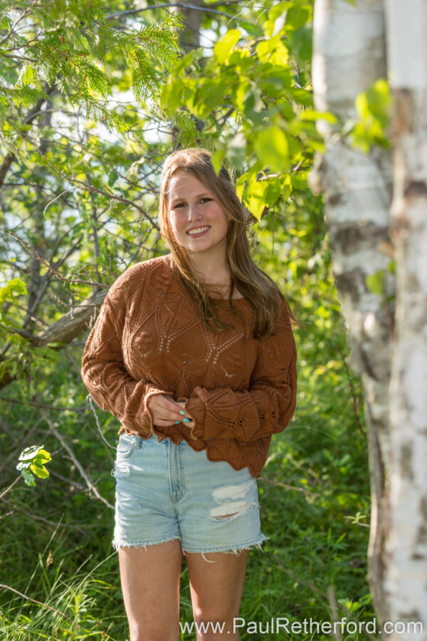 Cheboygan Senior Photography Session Northern Michigan