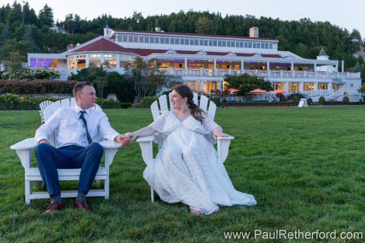 Mackinac Island Mission Point Resort Wedding
