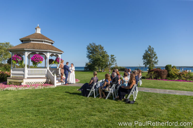 Mackinac Island Mission Point Resort Wedding
