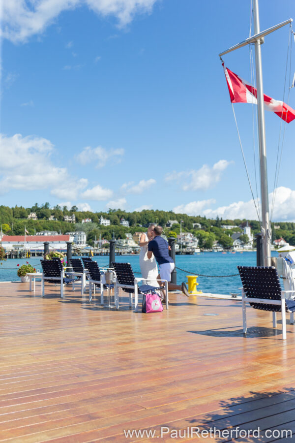 Mackinac Island Engagement Photography