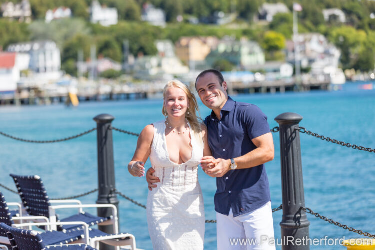 Mackinac Island Engagement Photography