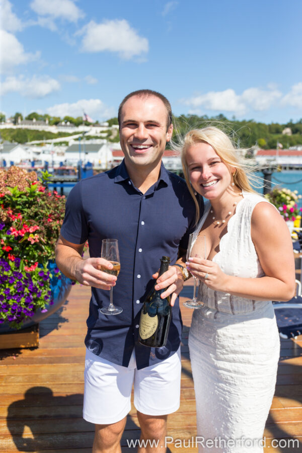 Mackinac Island Engagement Photography