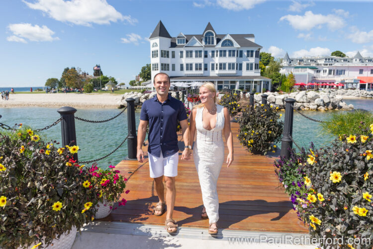 Mackinac Island Engagement Photography