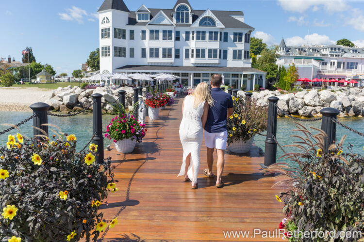Mackinac Island Engagement Photography