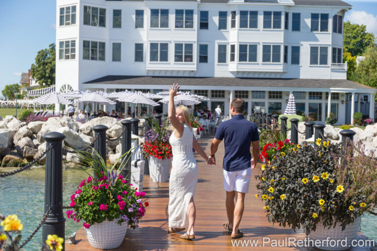Mackinac Island Engagement Photography