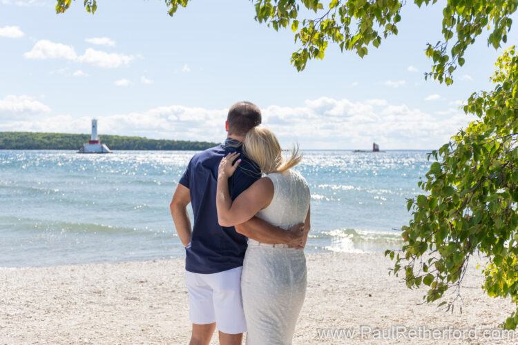 Mackinac Island Engagement Photography