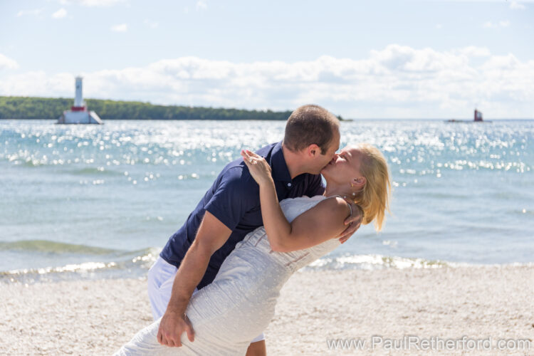 Mackinac Island Engagement Photography