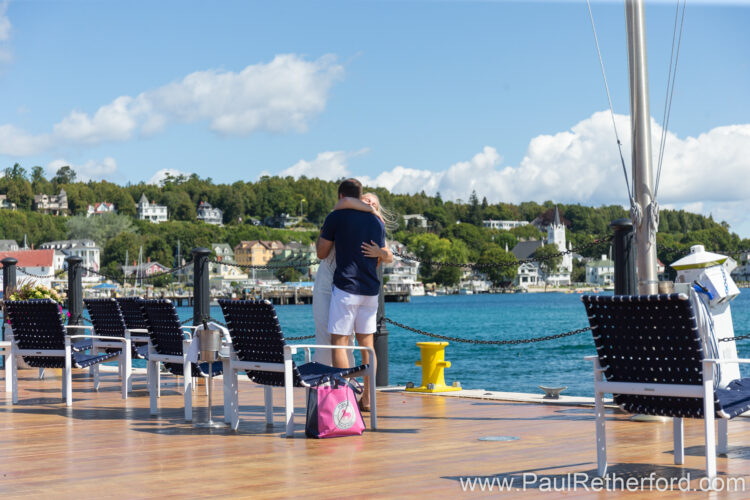 Mackinac Island Engagement Photography