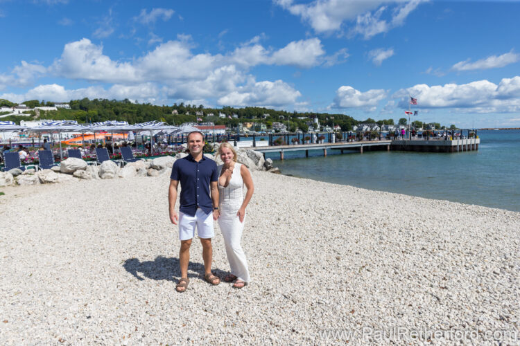 Mackinac Island Engagement Photography