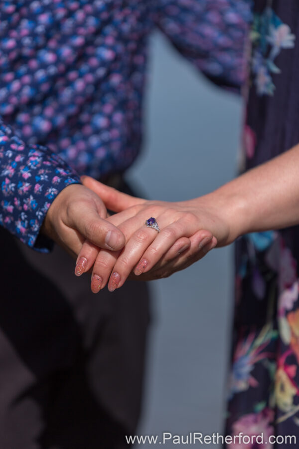Surprise Engagement Petoskey Lake Michigan