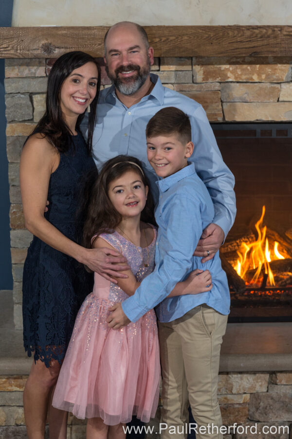 Winter Family Indoor Photography Northern Michigan
