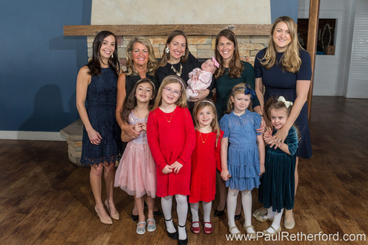Winter Family Indoor Photography Northern Michigan