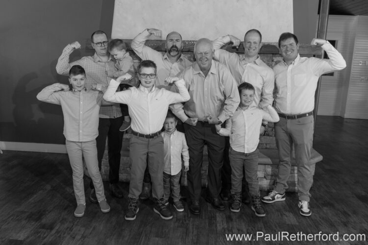 Winter Family Indoor Photography Northern Michigan