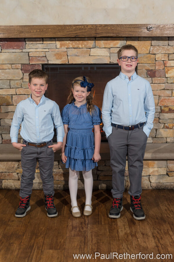Winter Family Indoor Photography Northern Michigan