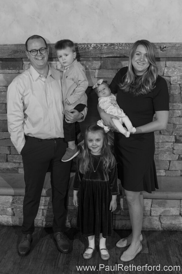 Winter Family Indoor Photography Northern Michigan