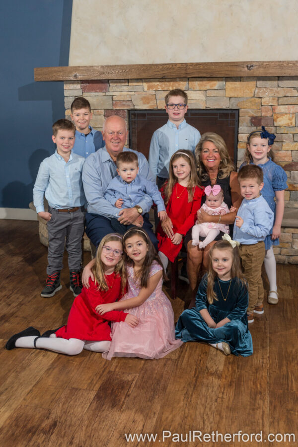 Winter Family Indoor Photography Northern Michigan