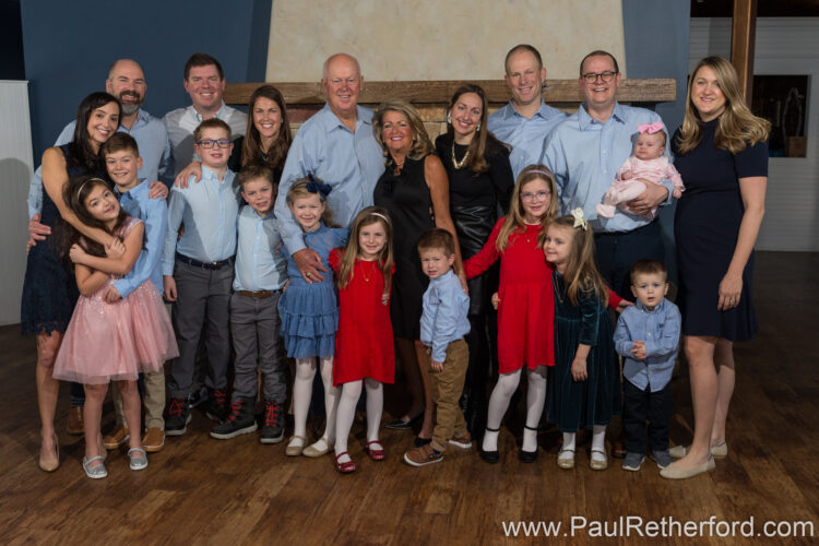 Winter Family Indoor Photography Northern Michigan