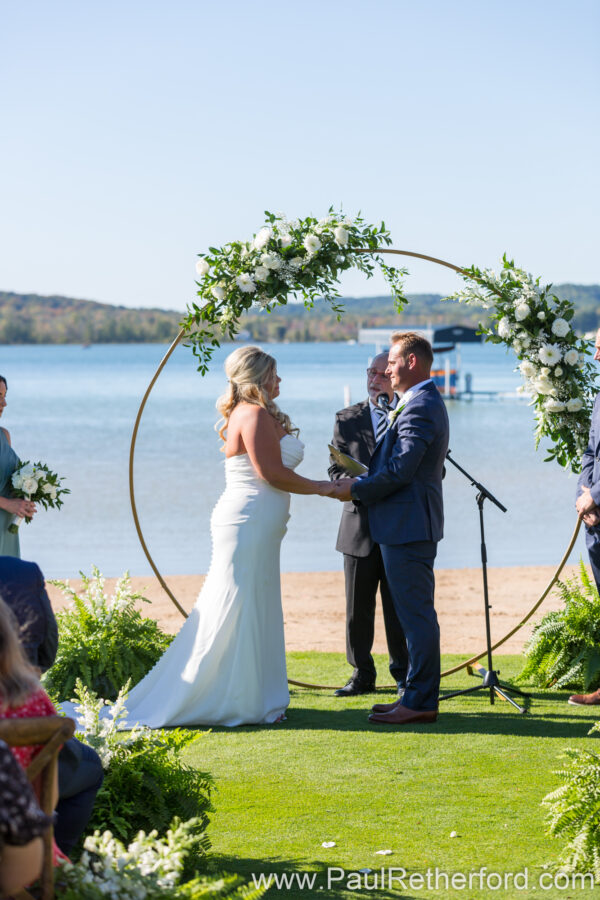 Boyne Mountain Resort Deer Lake Beach House Wedding Photography