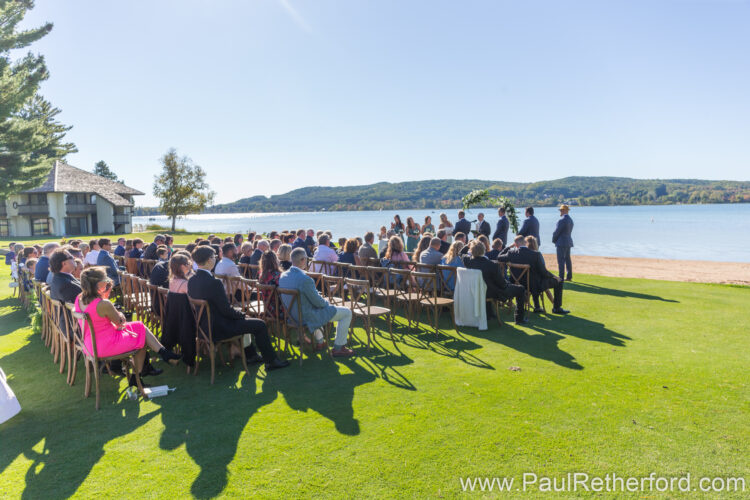 Boyne Mountain Resort Deer Lake Beach House Wedding Photography