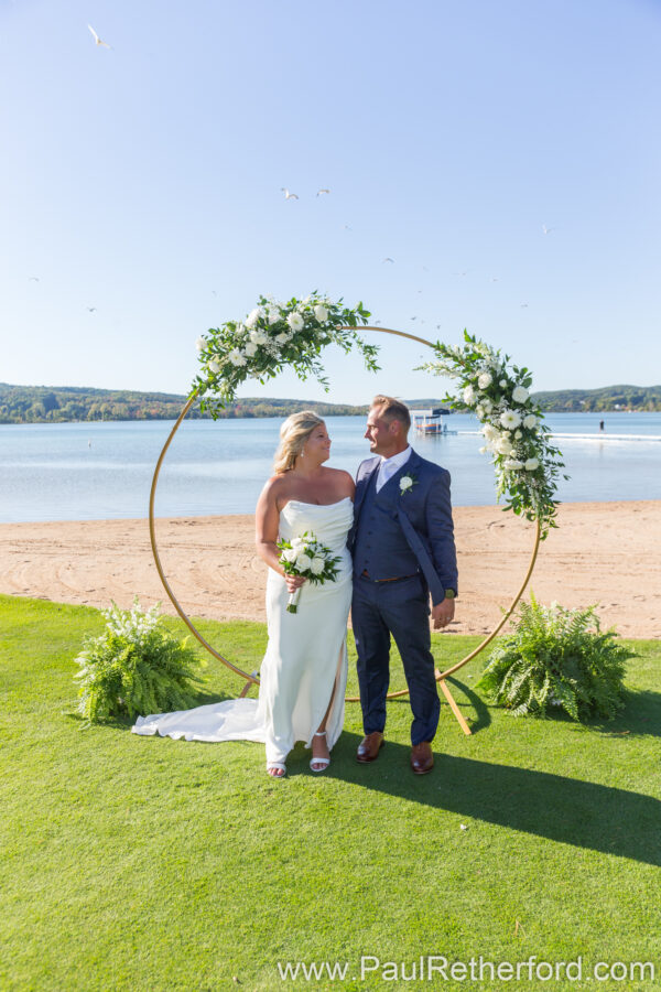 Boyne Mountain Resort Deer Lake Beach House Wedding Photography