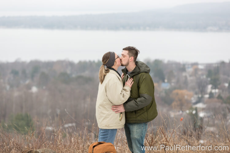 Avalanche Mountain Surprise Engagement Overlook Photography