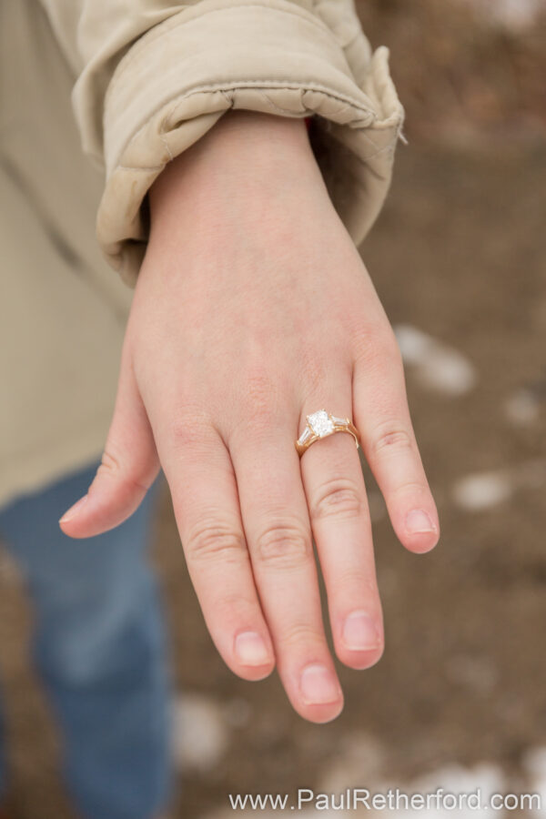 Avalanche Mountain Surprise Engagement Overlook Photography