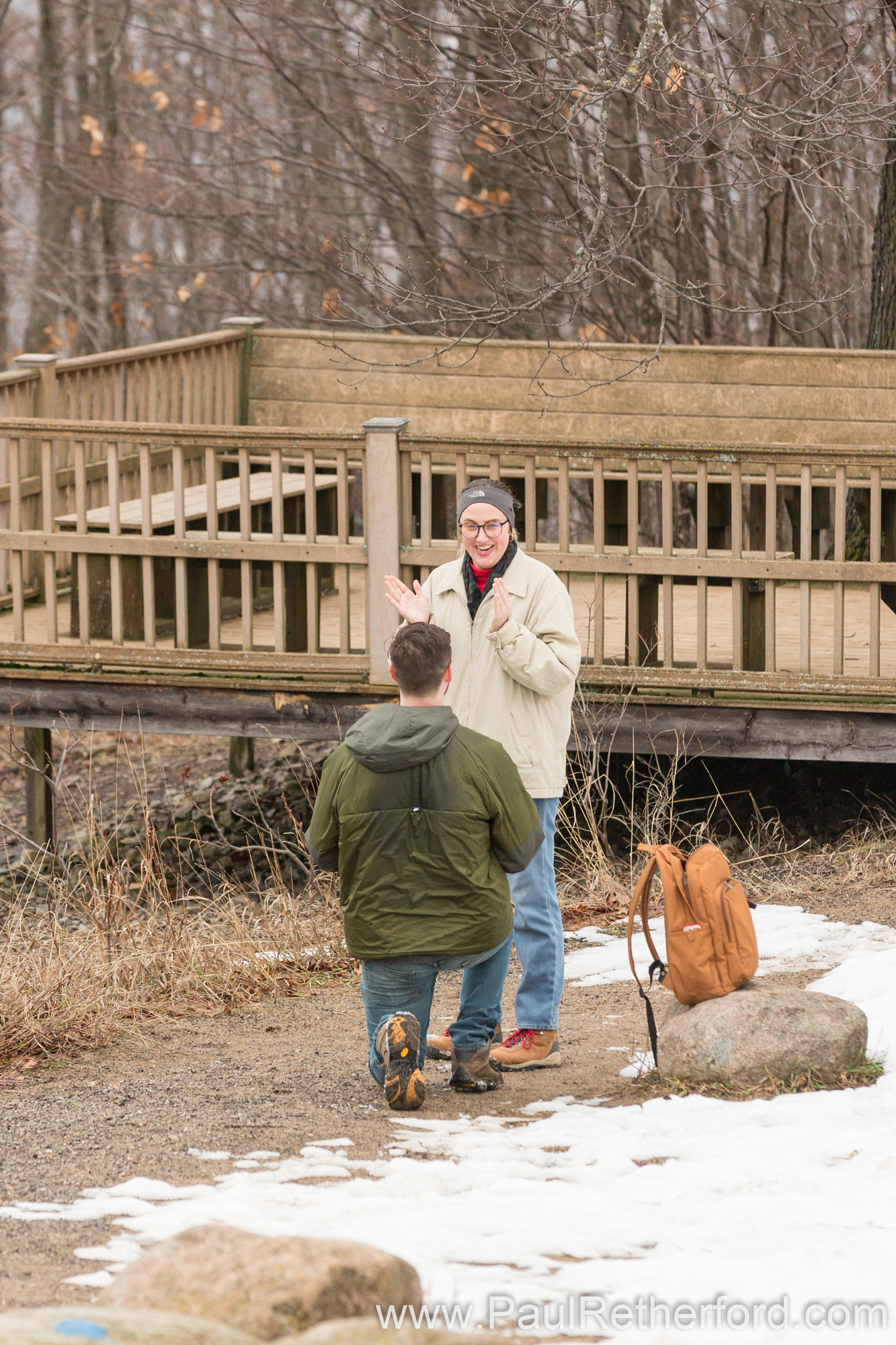 Avalanche Mountain Surprise Engagement Overlook Photography